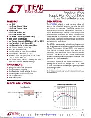 LT6654BMPS6-2.5#PBF datasheet pdf Linear Technology