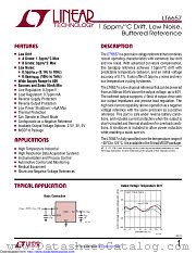 LT6657AHMS8-2.5#TRPBF datasheet pdf Linear Technology