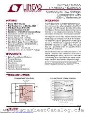 LT6703IDC-2#PBF datasheet pdf Linear Technology