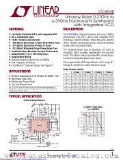 LTC6948IUFD-2#PBF datasheet pdf Linear Technology