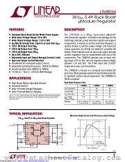 LTM8054MPY datasheet pdf Linear Technology