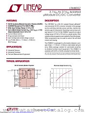LTM8057MPY datasheet pdf Linear Technology