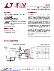 LT8309IS5 datasheet pdf Linear Technology