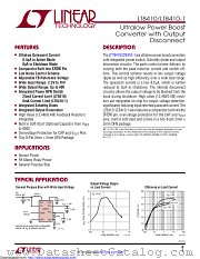 LT8410IDC-1#TRPBF datasheet pdf Linear Technology