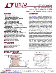 LT8640EUDC#TRPBF datasheet pdf Linear Technology