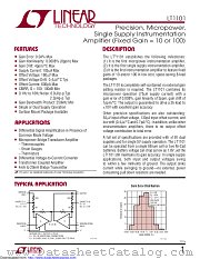 LT1101IN8#PBF datasheet pdf Linear Technology