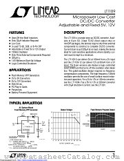 LT1109CZ-12#PBF datasheet pdf Linear Technology