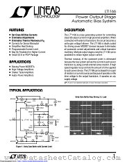 LT1166CN8#PBF datasheet pdf Linear Technology