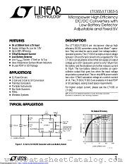 LT1303CN8#PBF datasheet pdf Linear Technology