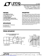 LT1305CS8#PBF datasheet pdf Linear Technology