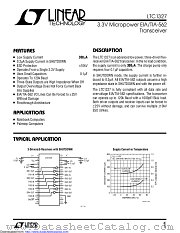 LTC1327CSW#TR datasheet pdf Linear Technology