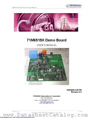 71M6515H-DB datasheet pdf MAXIM - Dallas Semiconductor