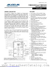 71M6533G-IGT/F datasheet pdf MAXIM - Dallas Semiconductor