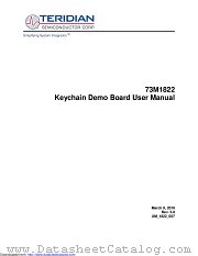 73M1822-KEYCHN datasheet pdf MAXIM - Dallas Semiconductor
