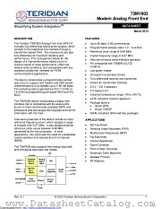 73M1903 datasheet pdf MAXIM - Dallas Semiconductor