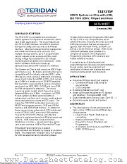 73S1215F-68MR/F/PC datasheet pdf MAXIM - Dallas Semiconductor