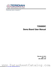 73S8009C-DB datasheet pdf MAXIM - Dallas Semiconductor