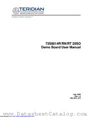73S8014R-DB datasheet pdf MAXIM - Dallas Semiconductor