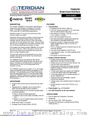 73S8023C datasheet pdf MAXIM - Dallas Semiconductor