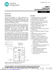 78M6613-IMR/F/PW4 datasheet pdf MAXIM - Dallas Semiconductor