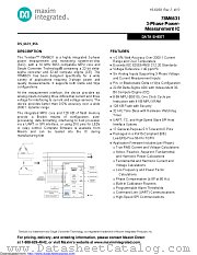 78M6631-IM/F/P2 datasheet pdf MAXIM - Dallas Semiconductor