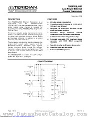 78Q8392LA03-28CH/F datasheet pdf MAXIM - Dallas Semiconductor