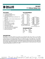 DS1007S-14 datasheet pdf MAXIM - Dallas Semiconductor