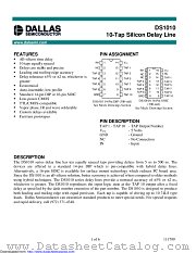 DS1010S-50+T&R datasheet pdf MAXIM - Dallas Semiconductor