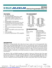 DS1045S-3+ datasheet pdf MAXIM - Dallas Semiconductor