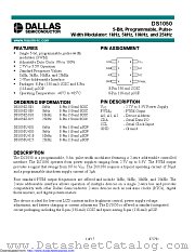 DS1050U-010+ datasheet pdf MAXIM - Dallas Semiconductor