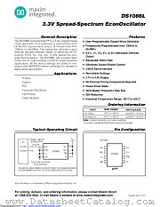 DS1086LU-533+T datasheet pdf MAXIM - Dallas Semiconductor