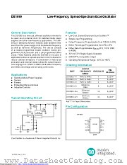 DS1090U-2/V+T datasheet pdf MAXIM - Dallas Semiconductor