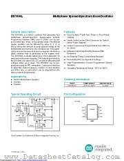 DS1094LU-42M datasheet pdf MAXIM - Dallas Semiconductor