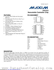 DS1210N+ datasheet pdf MAXIM - Dallas Semiconductor