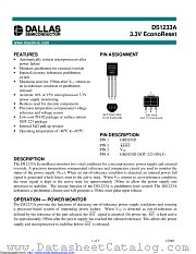 DS1233AZ-10+ datasheet pdf MAXIM - Dallas Semiconductor