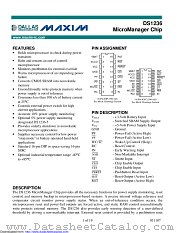 DS1236S-5+T&R datasheet pdf MAXIM - Dallas Semiconductor