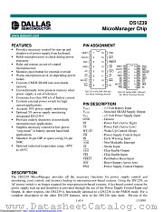 DS1239-10 datasheet pdf MAXIM - Dallas Semiconductor
