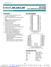 DS1245WP-100+ datasheet pdf MAXIM - Dallas Semiconductor