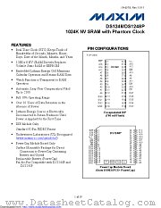 DS1248WP-120+ datasheet pdf MAXIM - Dallas Semiconductor