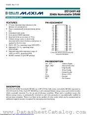 DS1249Y-85IND datasheet pdf MAXIM - Dallas Semiconductor
