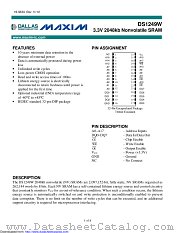 DS1249W-100# datasheet pdf MAXIM - Dallas Semiconductor