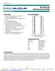 DS1265Y-70IND+ datasheet pdf MAXIM - Dallas Semiconductor