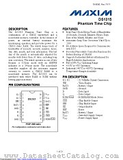 DS1315E-33+ datasheet pdf MAXIM - Dallas Semiconductor