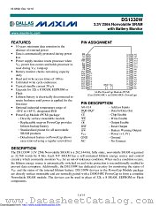 DS1330WP-100IND+ datasheet pdf MAXIM - Dallas Semiconductor