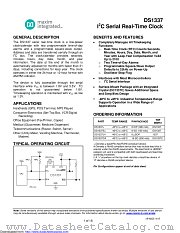 DS1337C# datasheet pdf MAXIM - Dallas Semiconductor