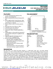 DS1345WP-150 datasheet pdf MAXIM - Dallas Semiconductor