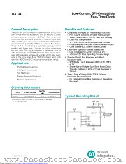 DS1347 datasheet pdf MAXIM - Dallas Semiconductor