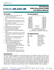 DS1350YP-70IND+ datasheet pdf MAXIM - Dallas Semiconductor