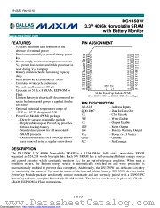 DS1350WP-100IND datasheet pdf MAXIM - Dallas Semiconductor