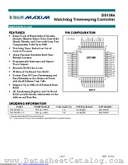 DS1384FP-12+ datasheet pdf MAXIM - Dallas Semiconductor